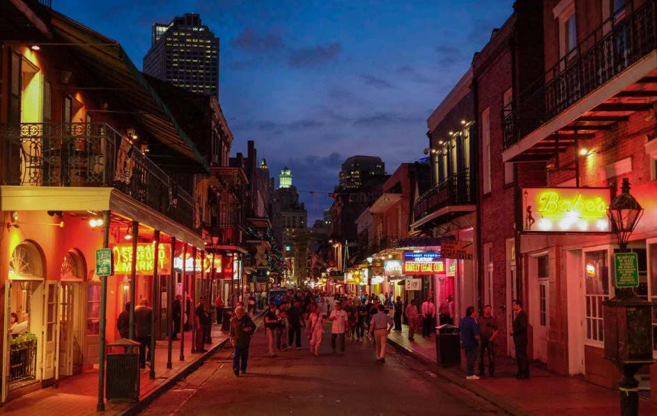 Bourbon Street, New Orleans, Louisiana, United States